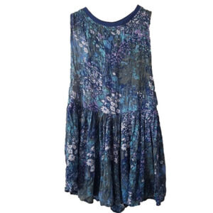 NWT Out From Under UO Keyhole Floral Flowy Peplum Top Size Small